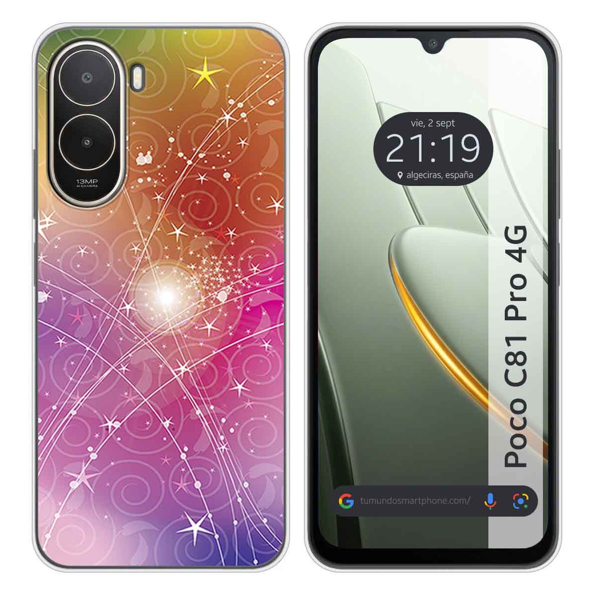 Funda Silicona para Xiaomi Poco C81 Pro 4G...