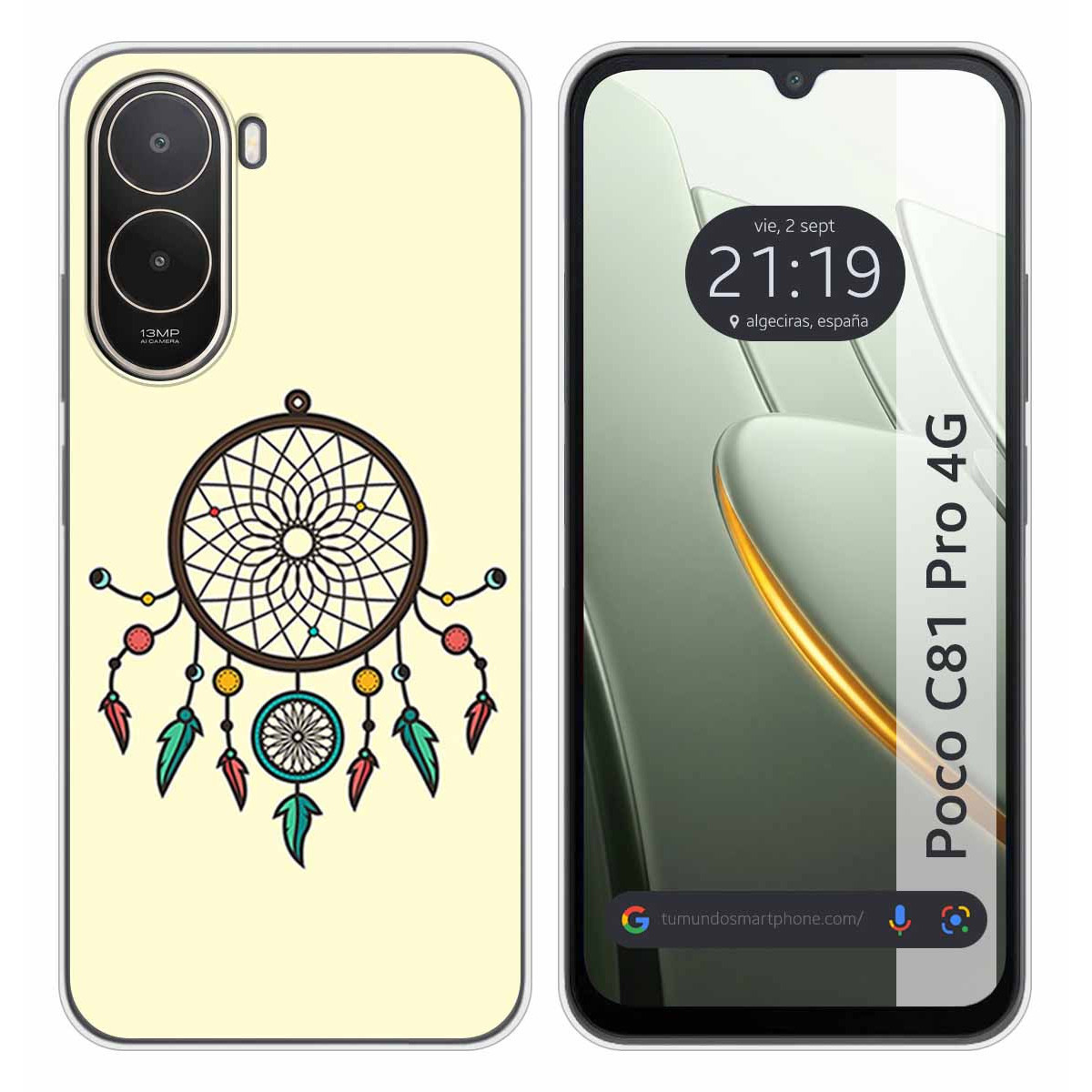 Funda Silicona para Xiaomi Poco C81 Pro 4G...