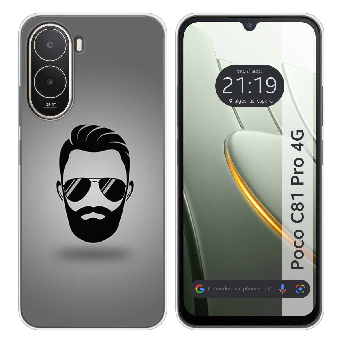 Funda Silicona para Xiaomi Poco C81 Pro 4G...