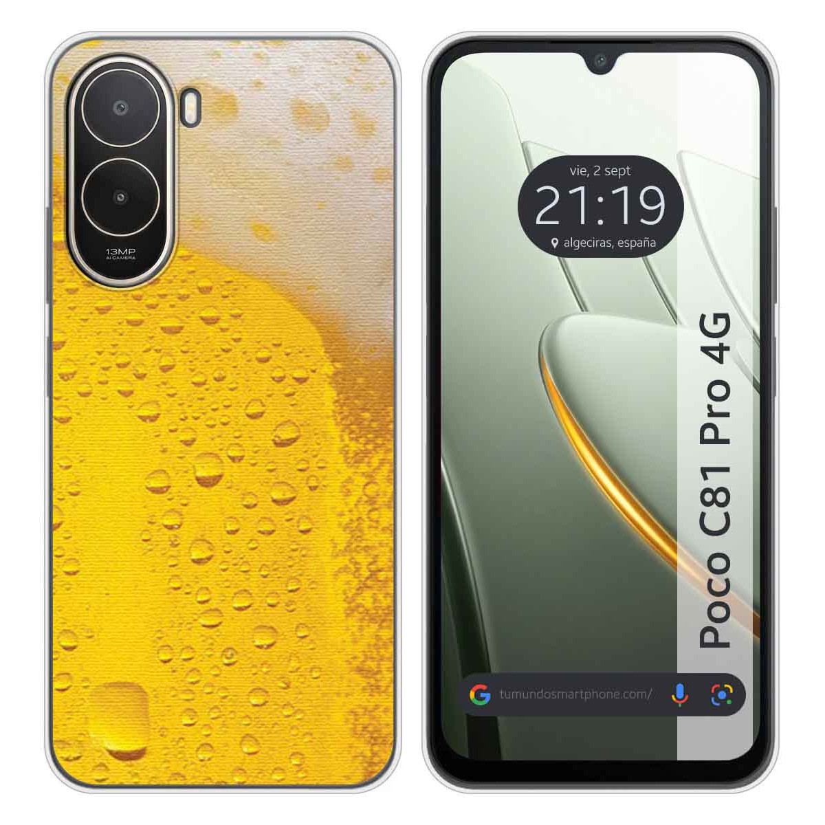 Funda Silicona para Xiaomi Poco C81 Pro 4G...