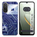 Funda Silicona para Xiaomi Poco C81 Pro 4G diseño Circuito Dibujos