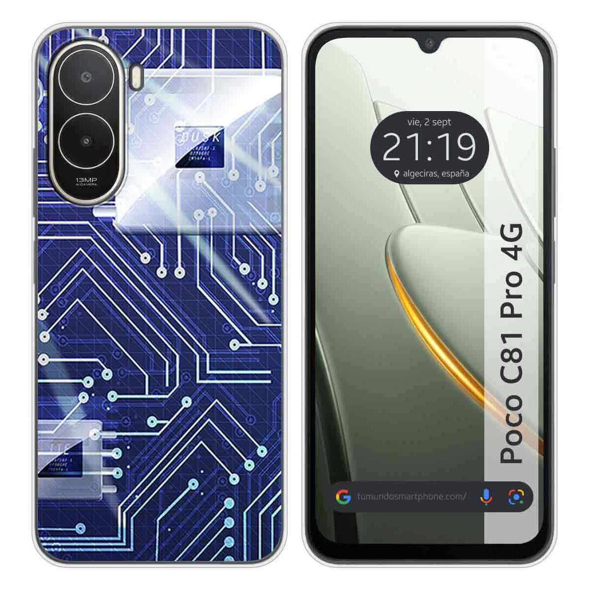 Funda Silicona para Xiaomi Poco C81 Pro 4G...