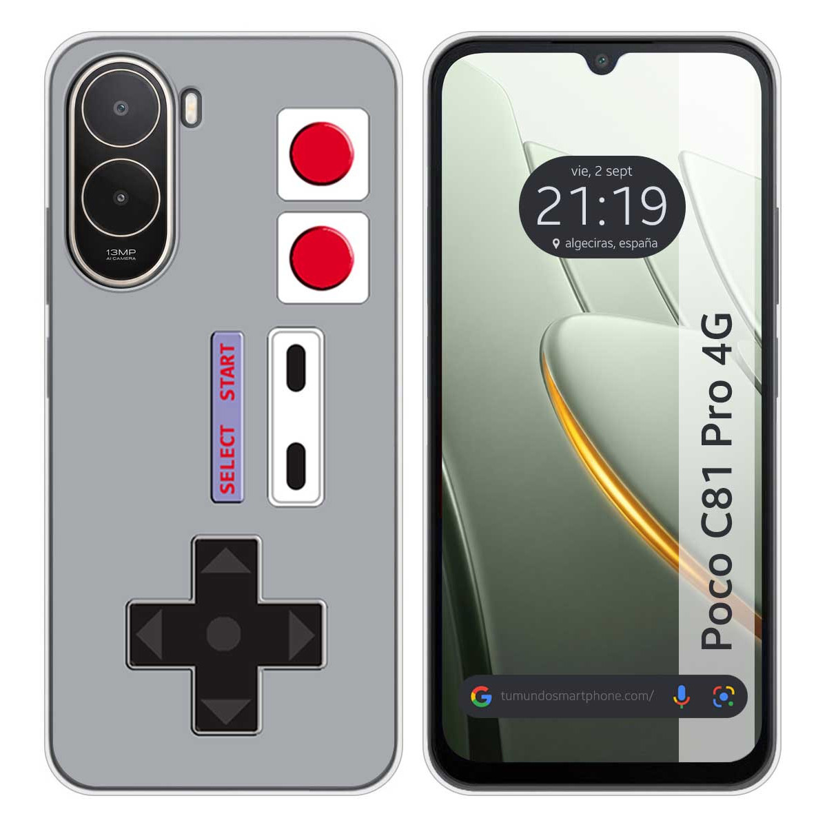 Funda Silicona para Xiaomi Poco C81 Pro 4G...