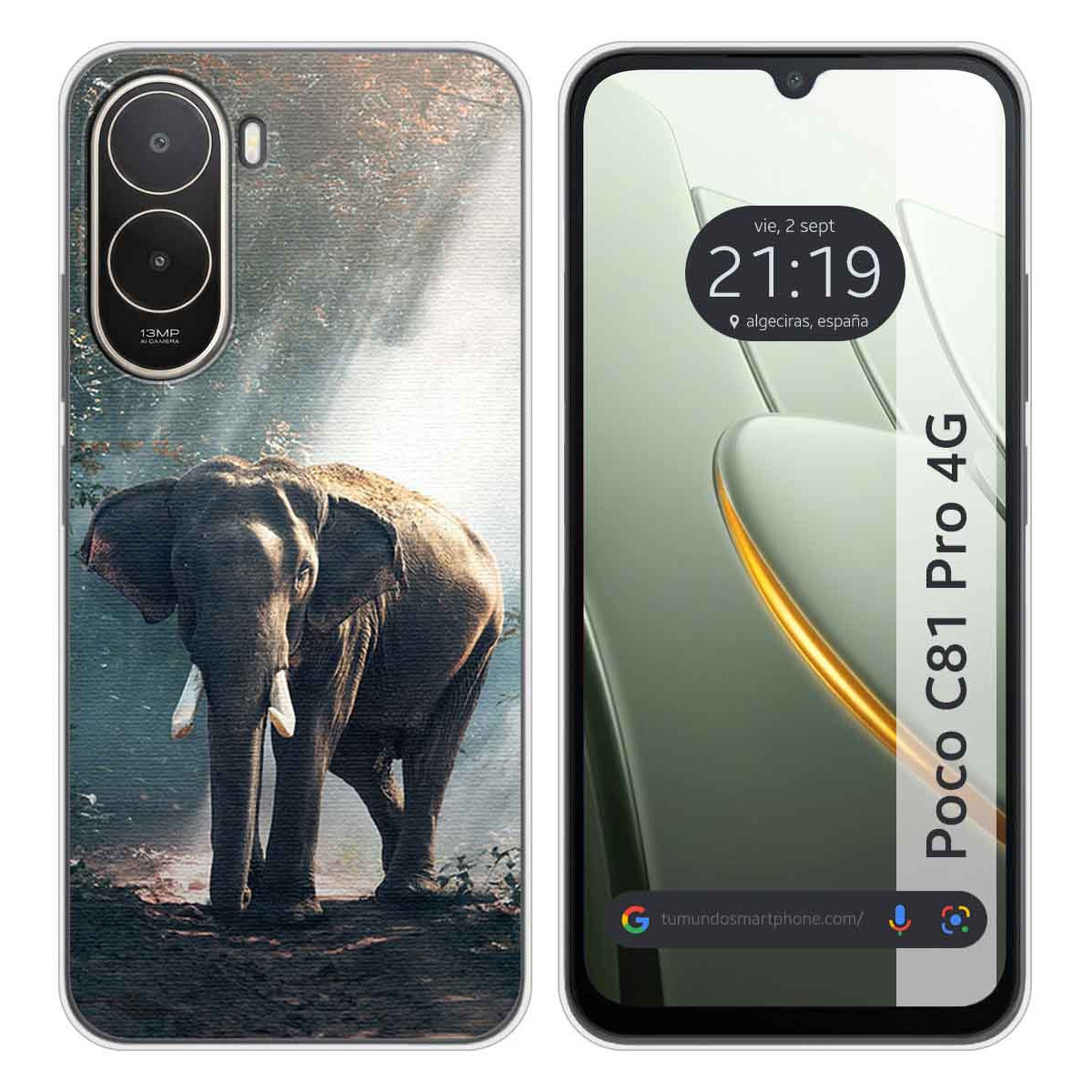 Funda Silicona para Xiaomi Poco C81 Pro 4G...