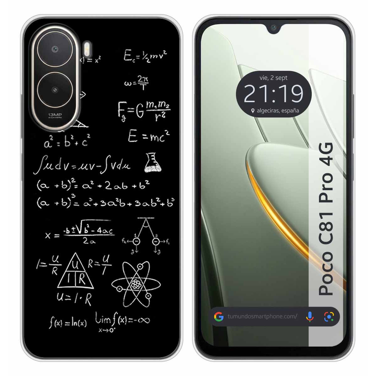 Funda Silicona para Xiaomi Poco C81 Pro 4G...