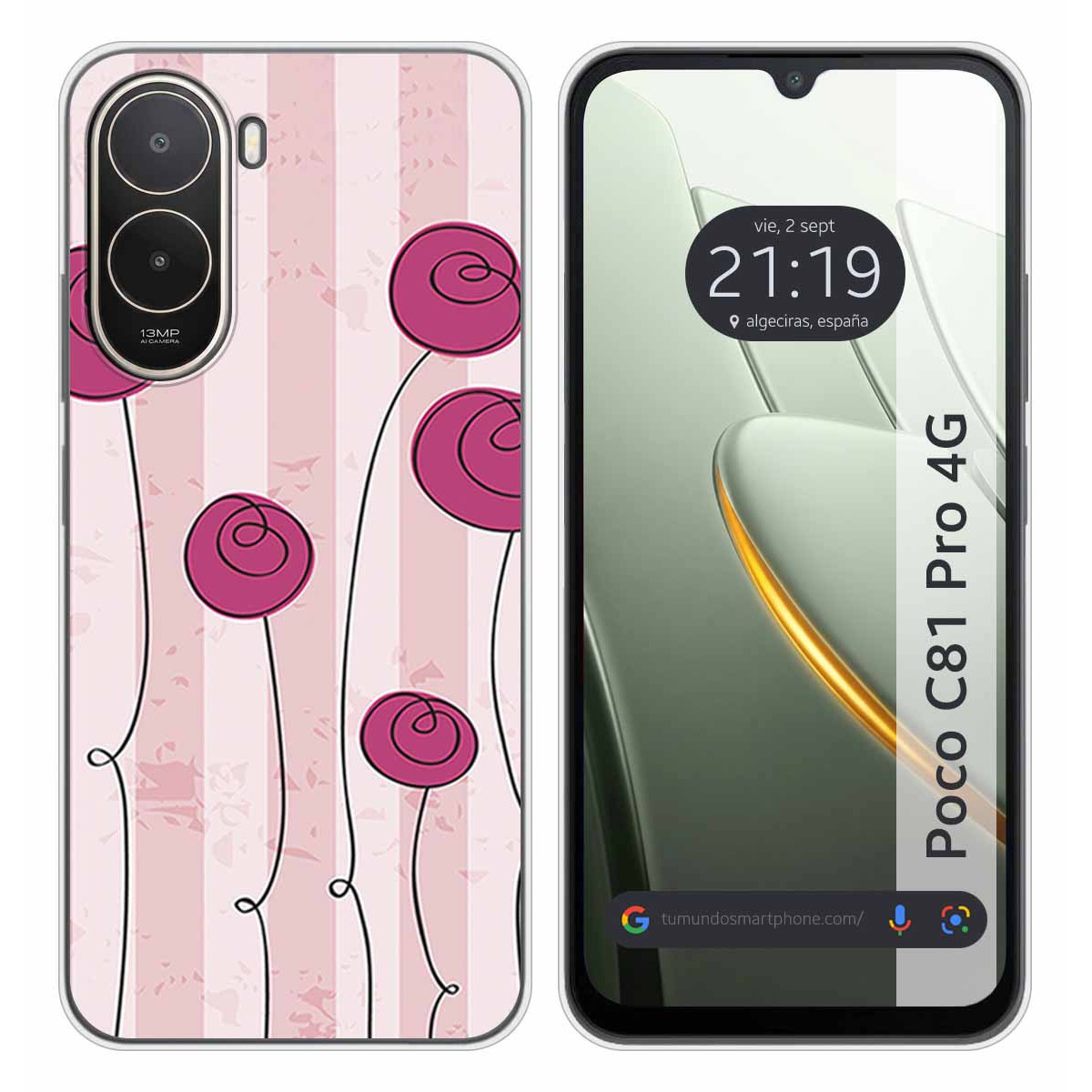 Funda Silicona para Xiaomi Poco C81 Pro 4G...