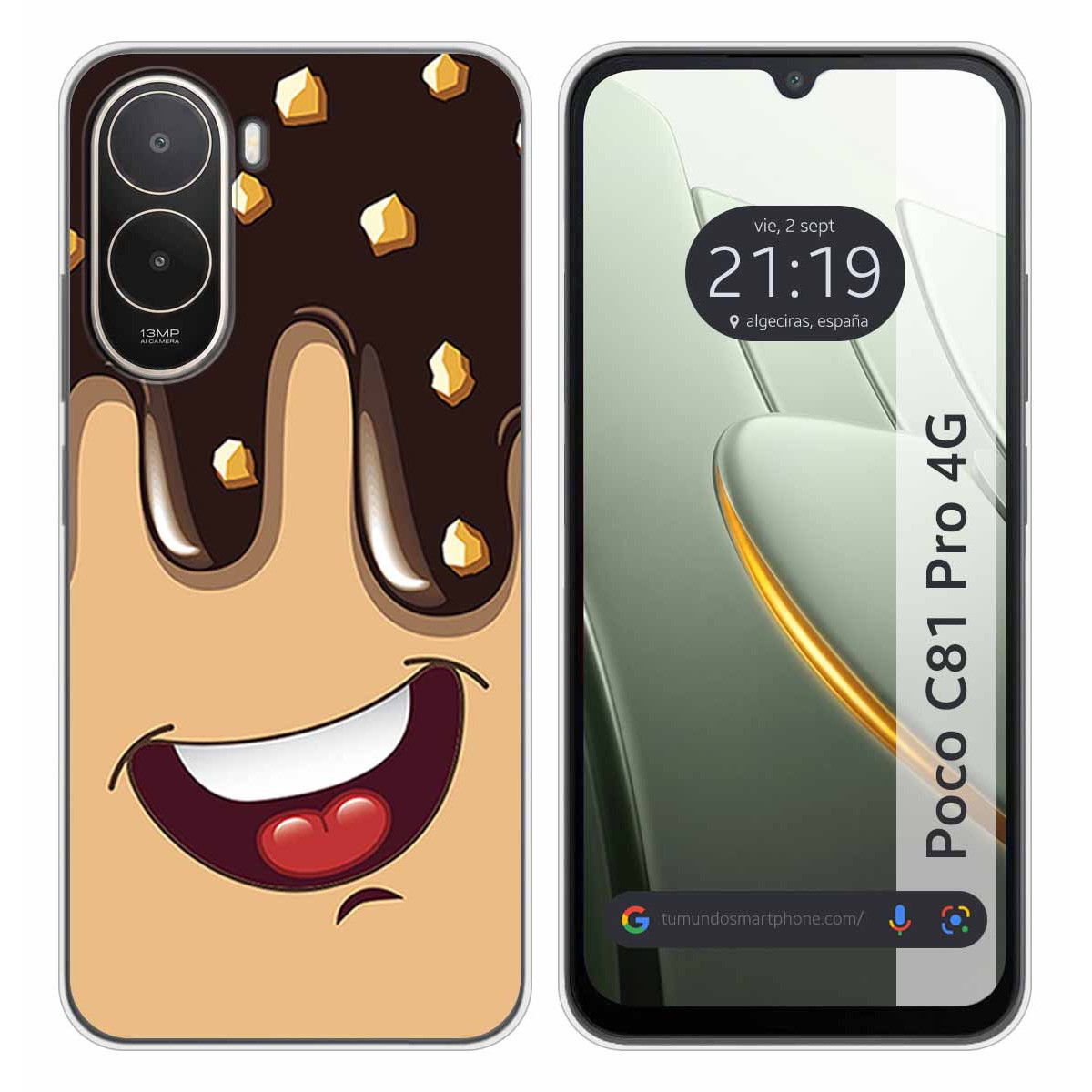 Funda Silicona para Xiaomi Poco C81 Pro 4G...