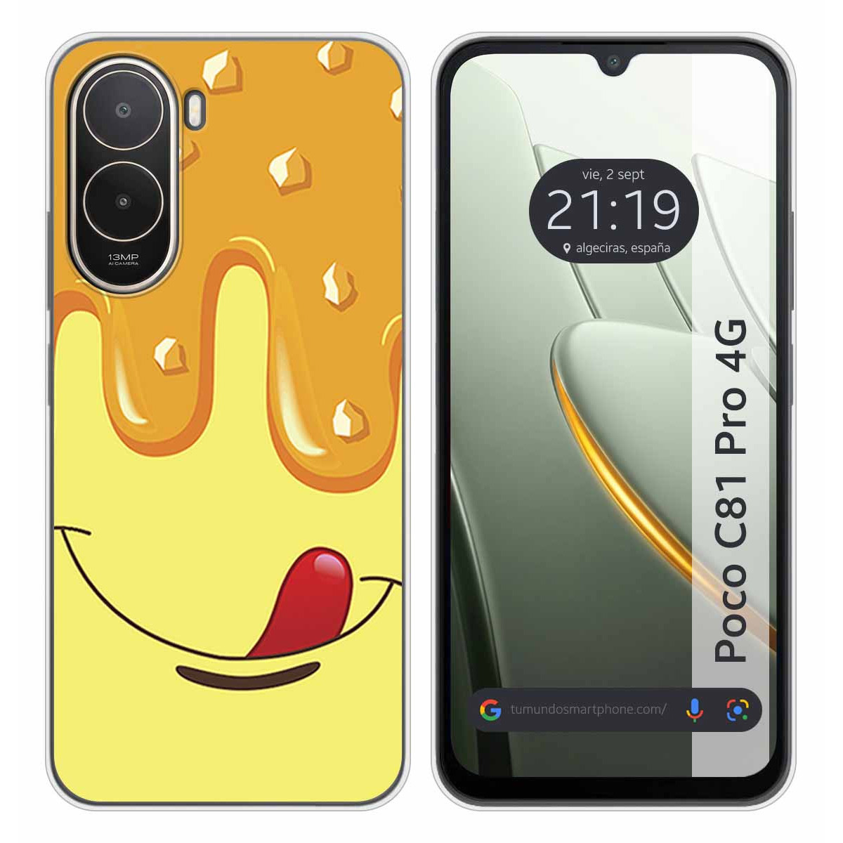 Funda Silicona para Xiaomi Poco C81 Pro 4G...