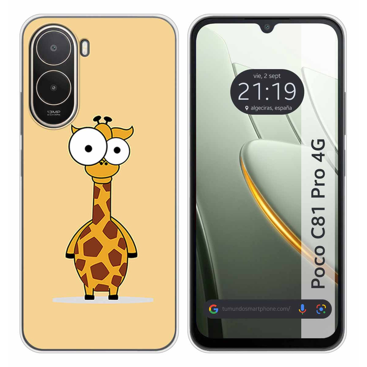 Funda Silicona para Xiaomi Poco C81 Pro 4G...