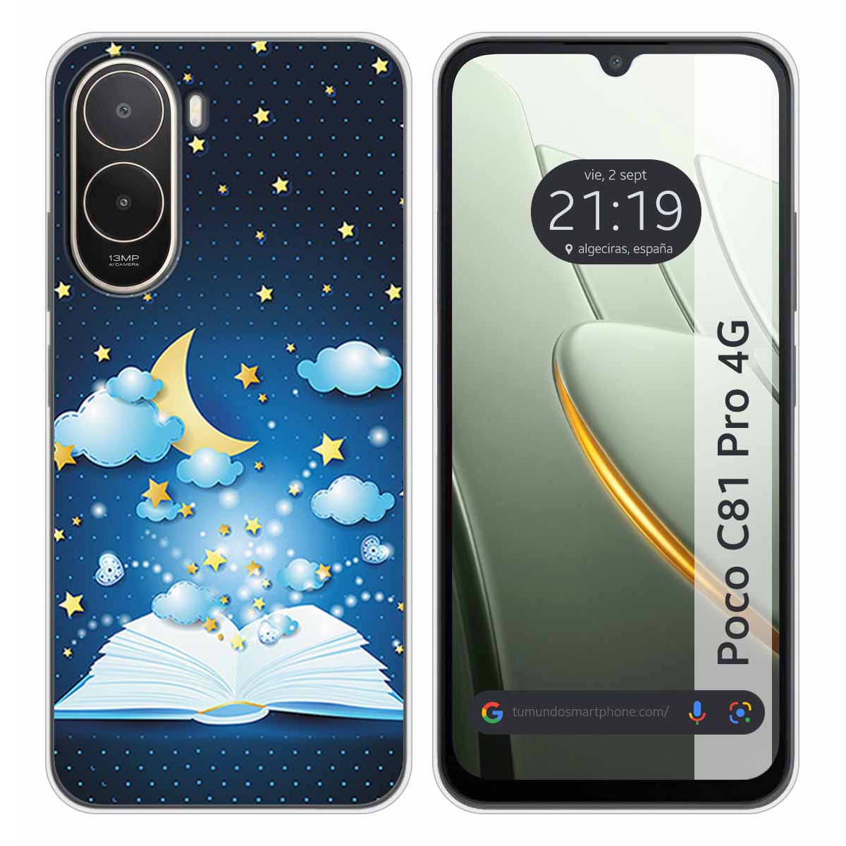 Funda Silicona para Xiaomi Poco C81 Pro 4G...