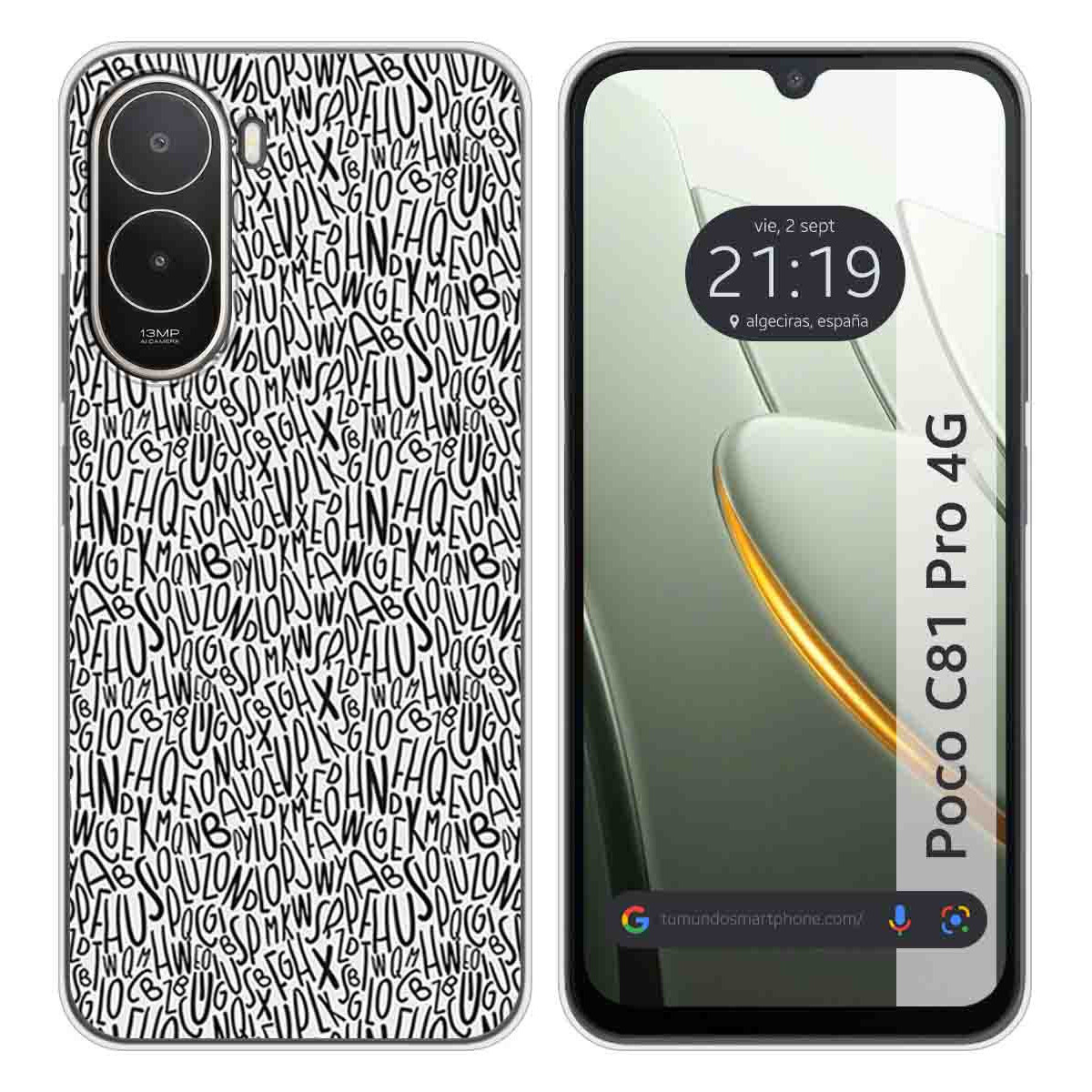 Funda Silicona para Xiaomi Poco C81 Pro 4G...