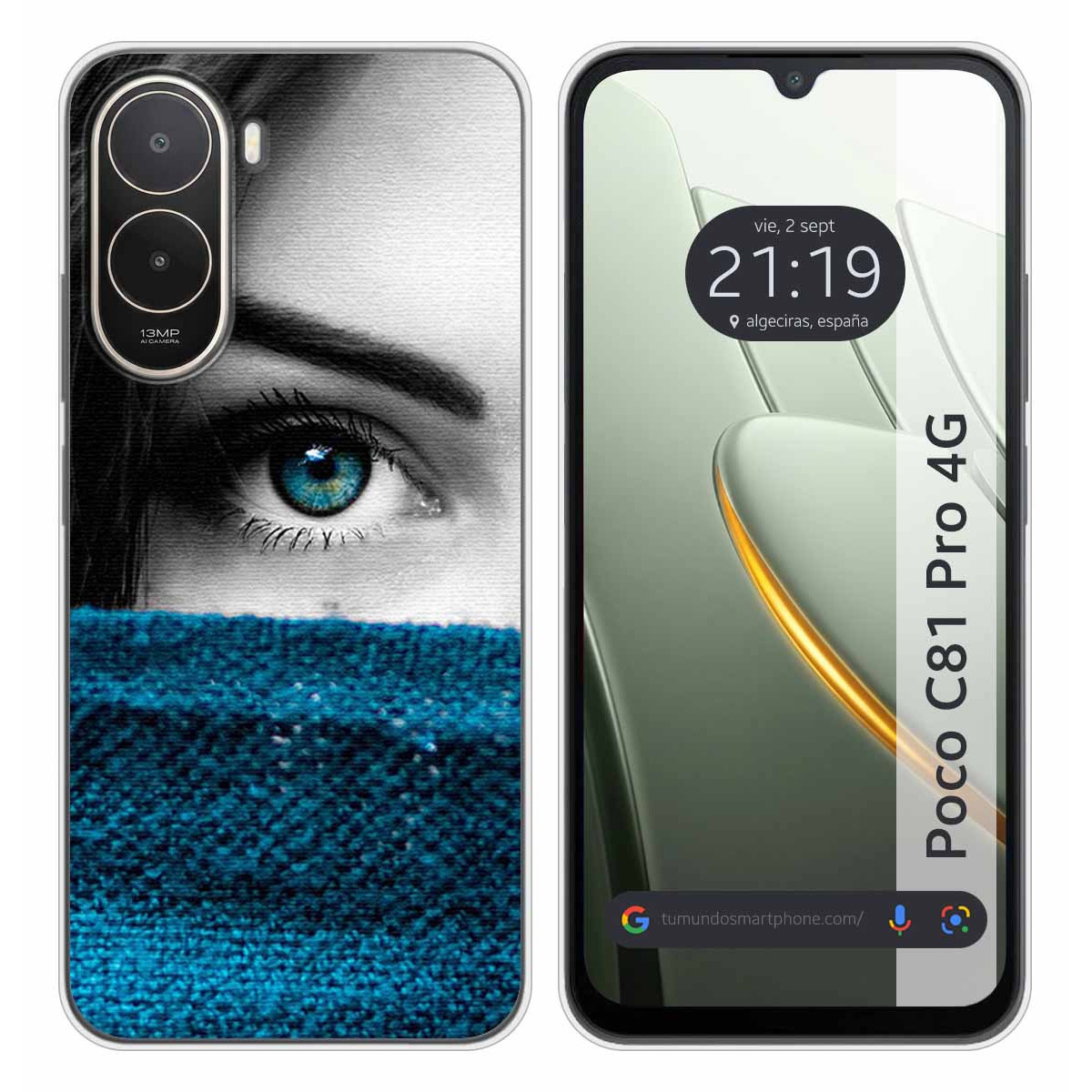 Funda Silicona para Xiaomi Poco C81 Pro 4G...