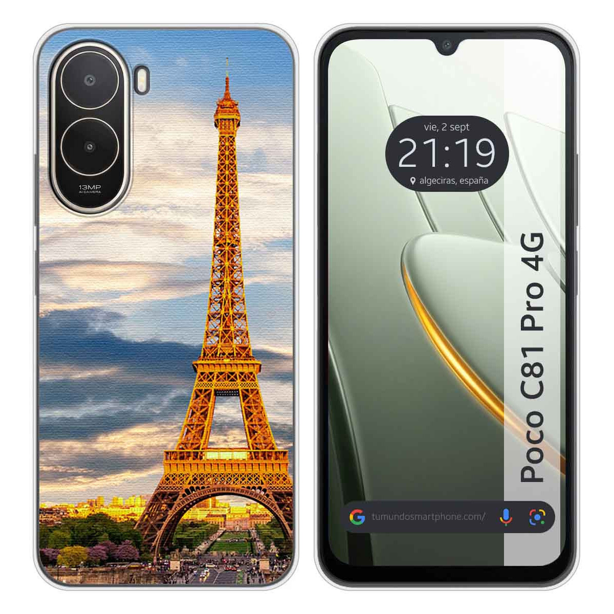 Funda Silicona para Xiaomi Poco C81 Pro 4G...