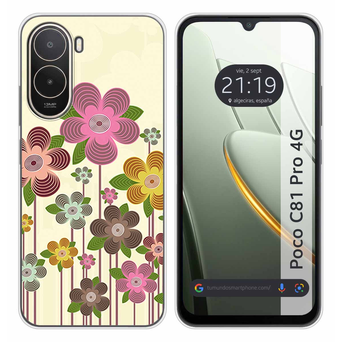 Funda Silicona para Xiaomi Poco C81 Pro 4G...