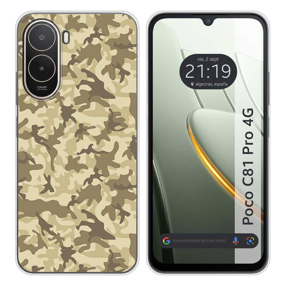 Funda Silicona para Xiaomi Poco C81 Pro 4G...