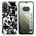 Funda Silicona para Xiaomi Poco C81 Pro 4G diseño Snow Camuflaje Dibujos