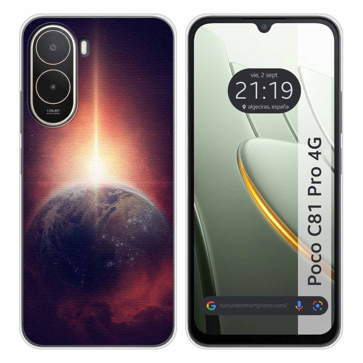 Funda Silicona para Xiaomi Poco C81 Pro 4G...