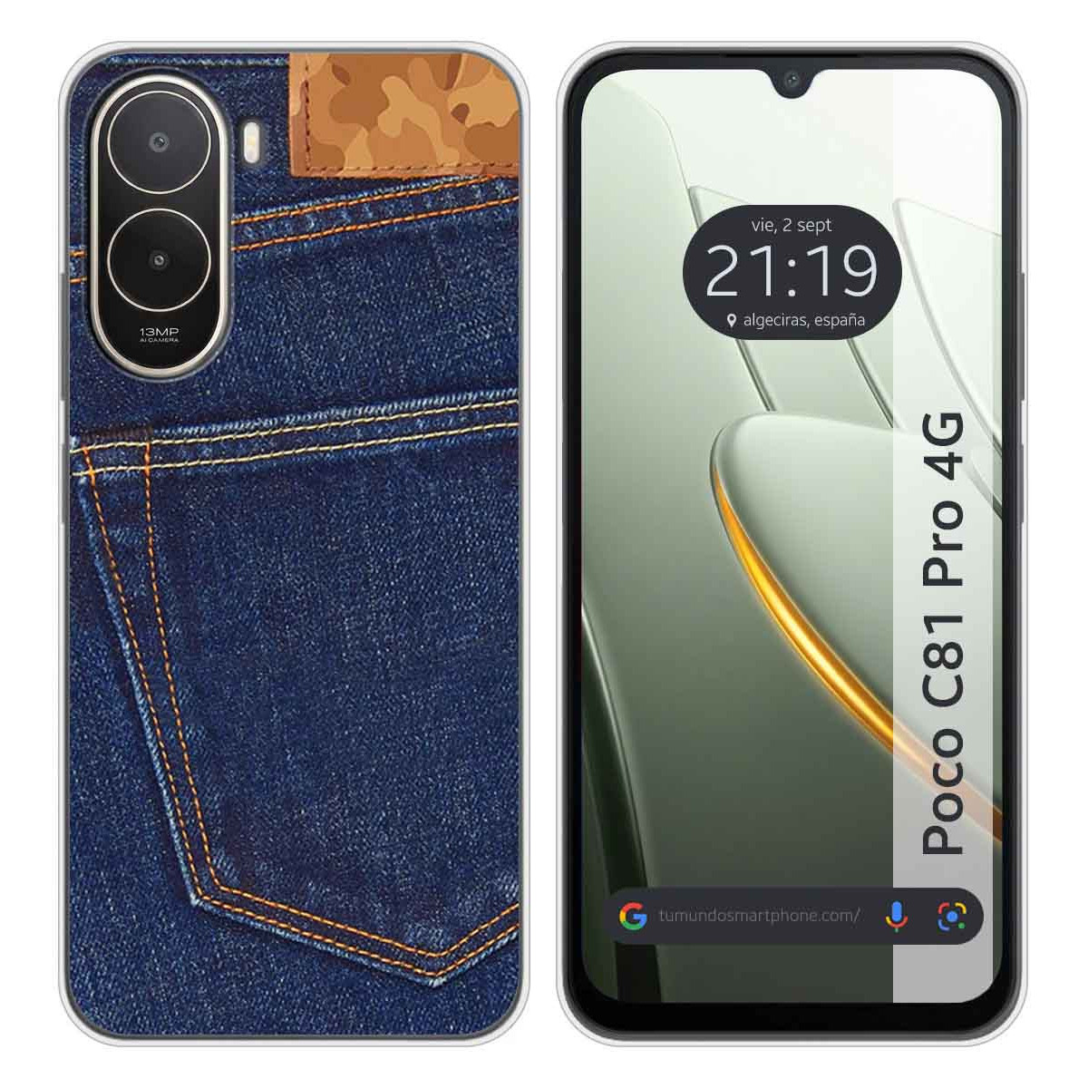 Funda Silicona para Xiaomi Poco C81 Pro 4G...