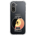 Funda Silicona Antigolpes para Xiaomi Poco C81 Pro 4G diseño Hombre Escalada Dibujos
