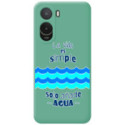 Funda Silicona Líquida Verde para Xiaomi Poco C81 Pro 4G diseño Agua Dibujos