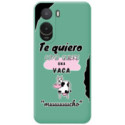 Funda Silicona Líquida Verde para Xiaomi Poco C81 Pro 4G diseño Vaca Dibujos
