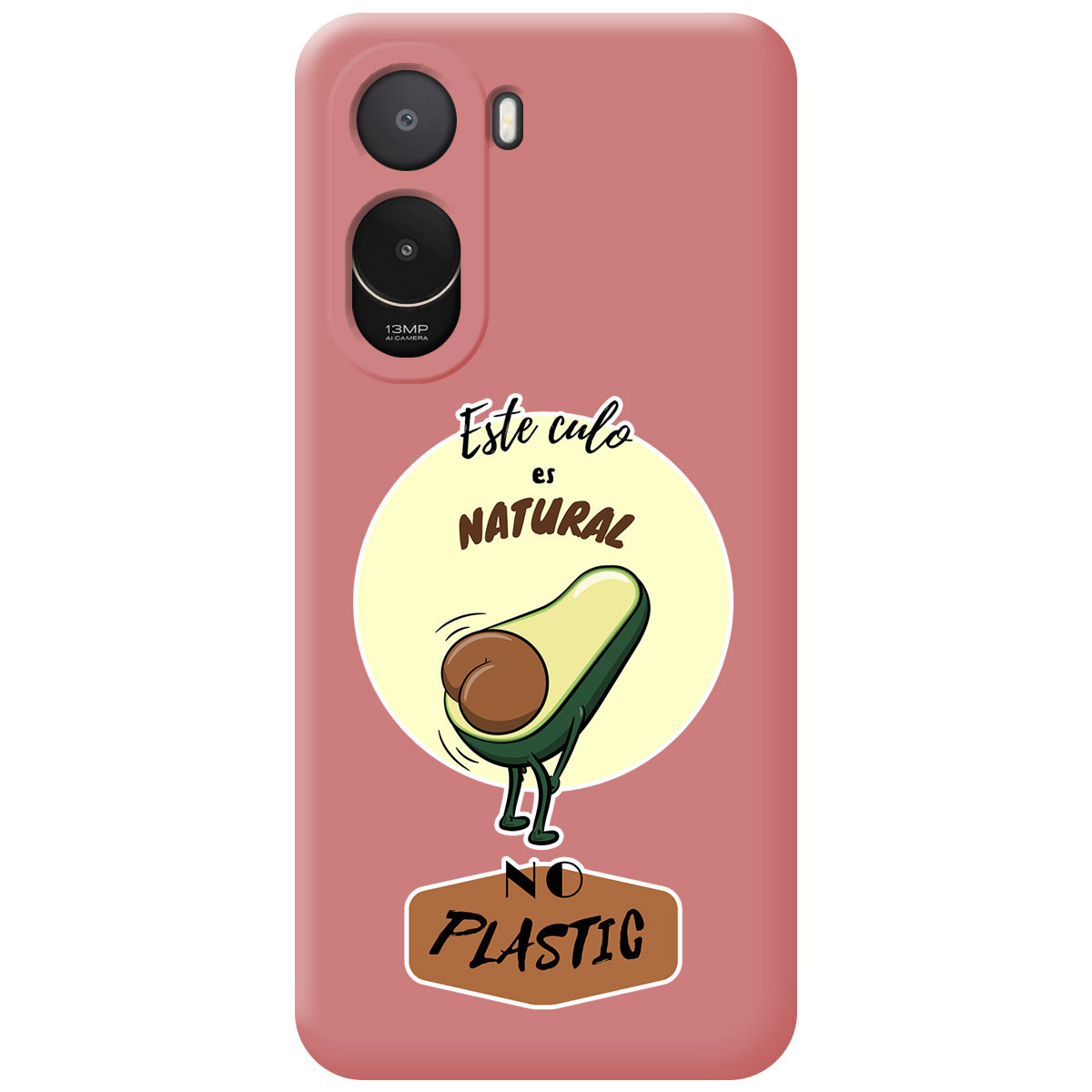 Funda Silicona Líquida Rosa para Xiaomi Poco C81 Pro 4G diseño Culo Natural Dibujos