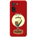 Funda Silicona Líquida Roja para Xiaomi Poco C81 Pro 4G diseño Culo Natural Dibujos