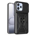 Funda Tough Armor con Anillo Giratorio Negra para Xiaomi 17T 5G
