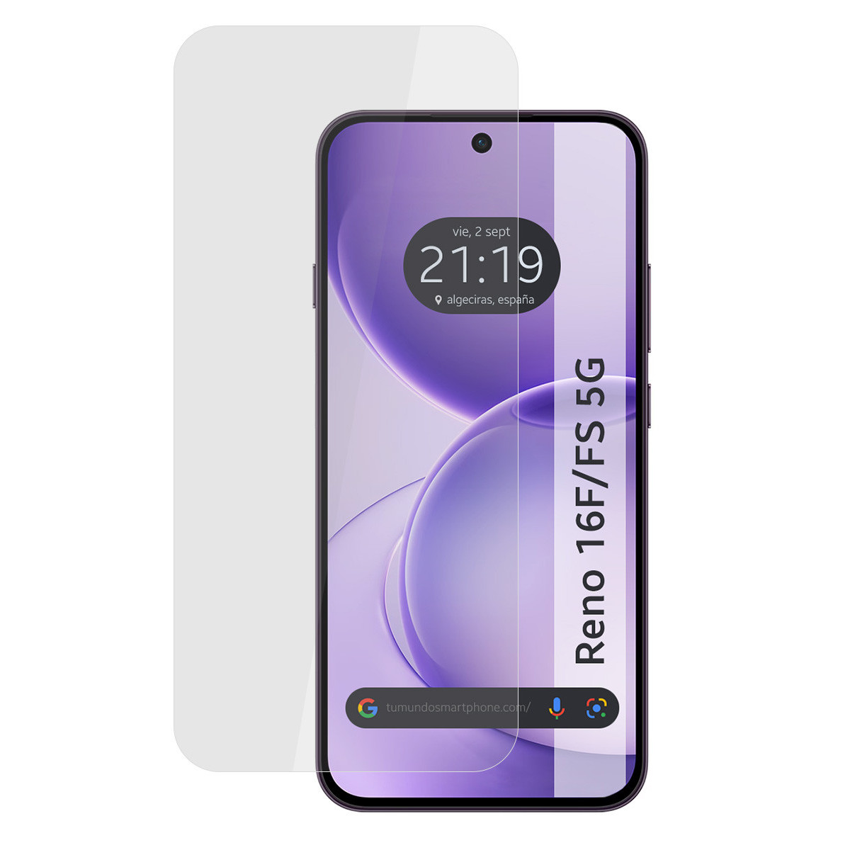Protector Cristal Templado para Oppo Reno 16 FS / 16FS 5G Vidrio