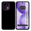 Funda Silicona Gel TPU Negra para Oppo Reno 16 FS / 16FS 5G