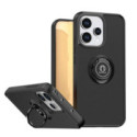 Funda Mate con Borde Negro y Anillo Giratorio 360 para Oppo Reno 16 FS / 16FS 5G