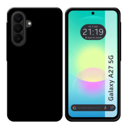 Funda Silicona Gel TPU Negra para Samsung Galaxy A27 5G