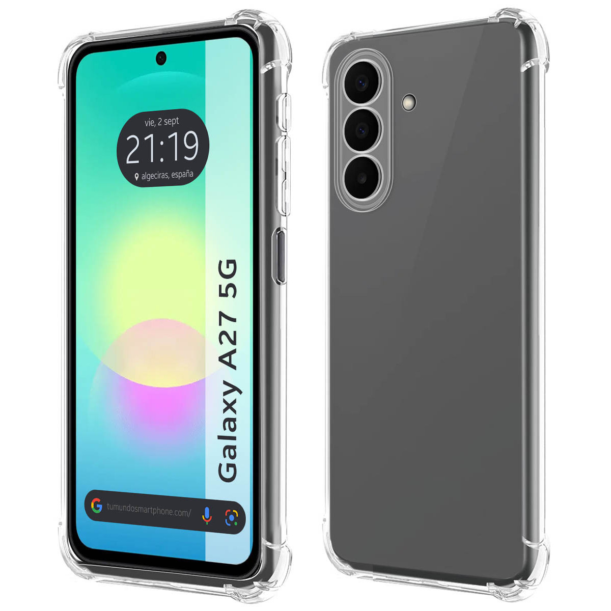 Funda Silicona Antigolpes Transparente para Samsung Galaxy A27 5G