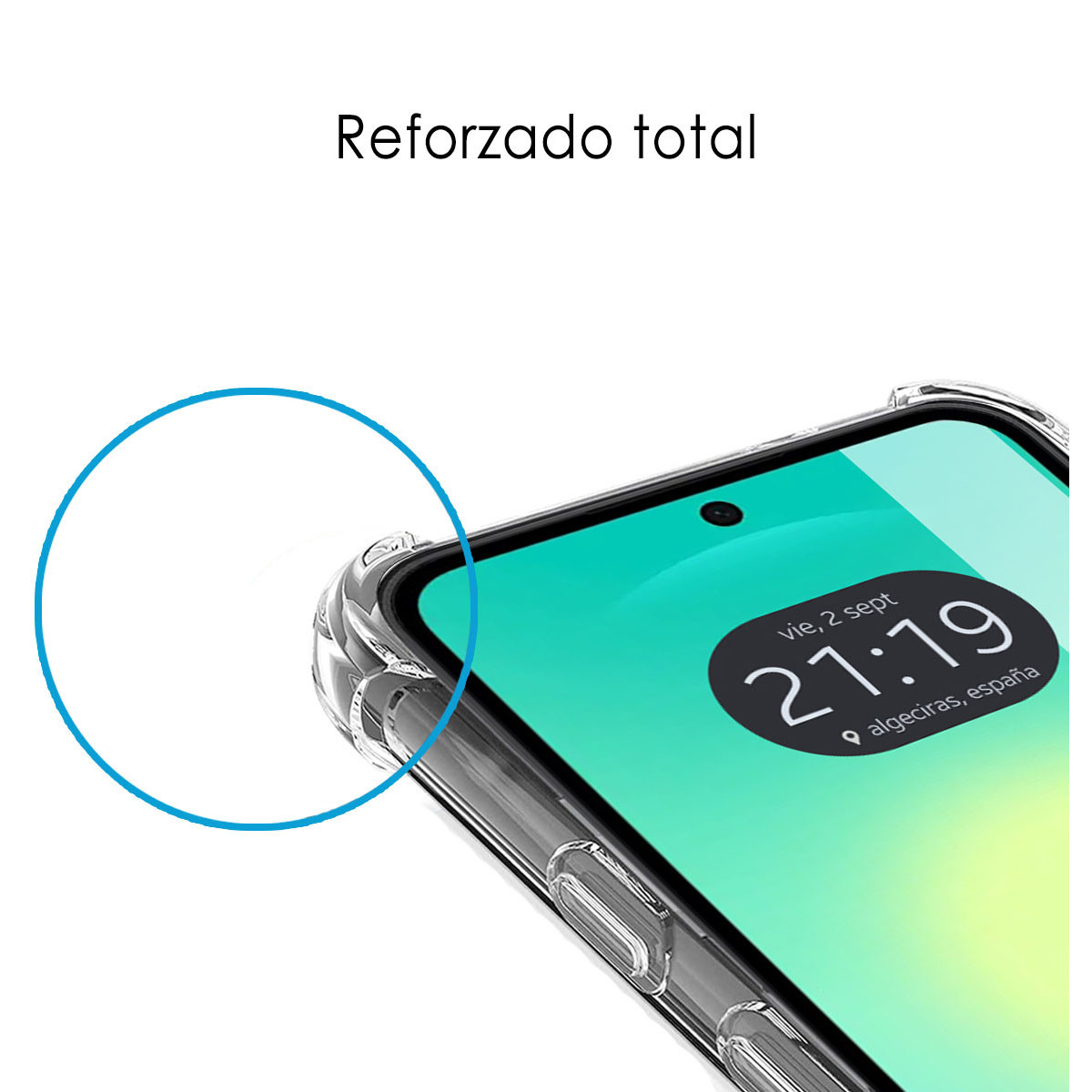 Funda Silicona Antigolpes Transparente para Samsung Galaxy A27 5G