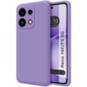 Funda Silicona Líquida Ultra Suave para Oppo Reno 16 F / 16F 5G color Morada