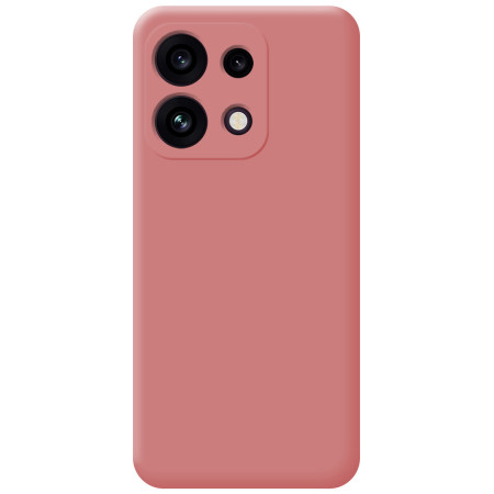 Funda Silicona Líquida Ultra Suave para Oppo Reno 16 F / 16F 5G color Rosa