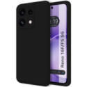 Funda Silicona Líquida Ultra Suave para Oppo Reno 16 FS / 16FS 5G color Negra