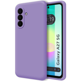 Funda Silicona Líquida Ultra Suave para Samsung Galaxy A27 5G color Morada