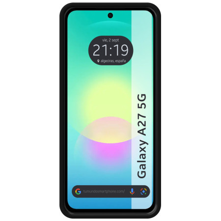 Funda Silicona Líquida Ultra Suave para Samsung Galaxy A27 5G color Negra