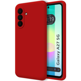 Funda Silicona Líquida Ultra Suave para Samsung Galaxy A27 5G color Roja