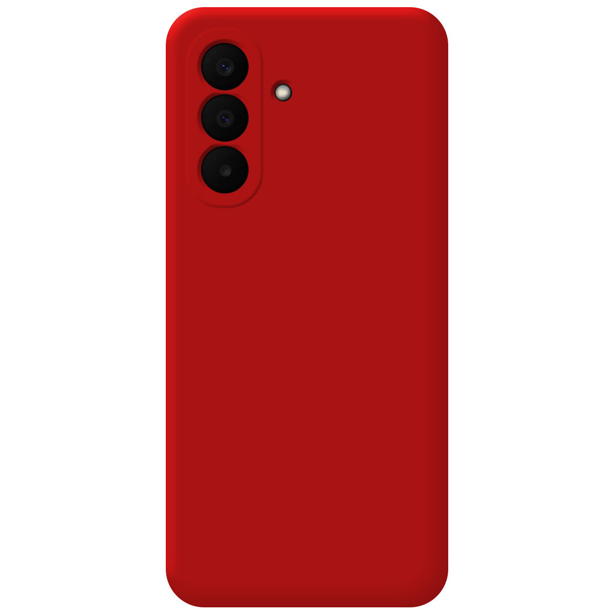 Funda Silicona Líquida Ultra Suave para Samsung Galaxy A27 5G color Roja