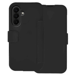 Funda Silicona Suave con Tapa para Samsung Galaxy A27 5G color Negra