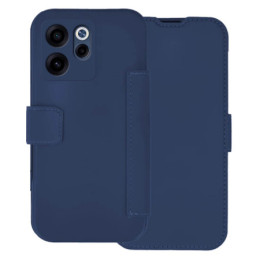 Funda Silicona Suave con Tapa para Oppo Reno 16 FS / 16FS 5G color Azul