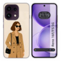 Funda Silicona para Oppo Reno 16 F / 16F 5G diseño Mujer 01 Dibujos
