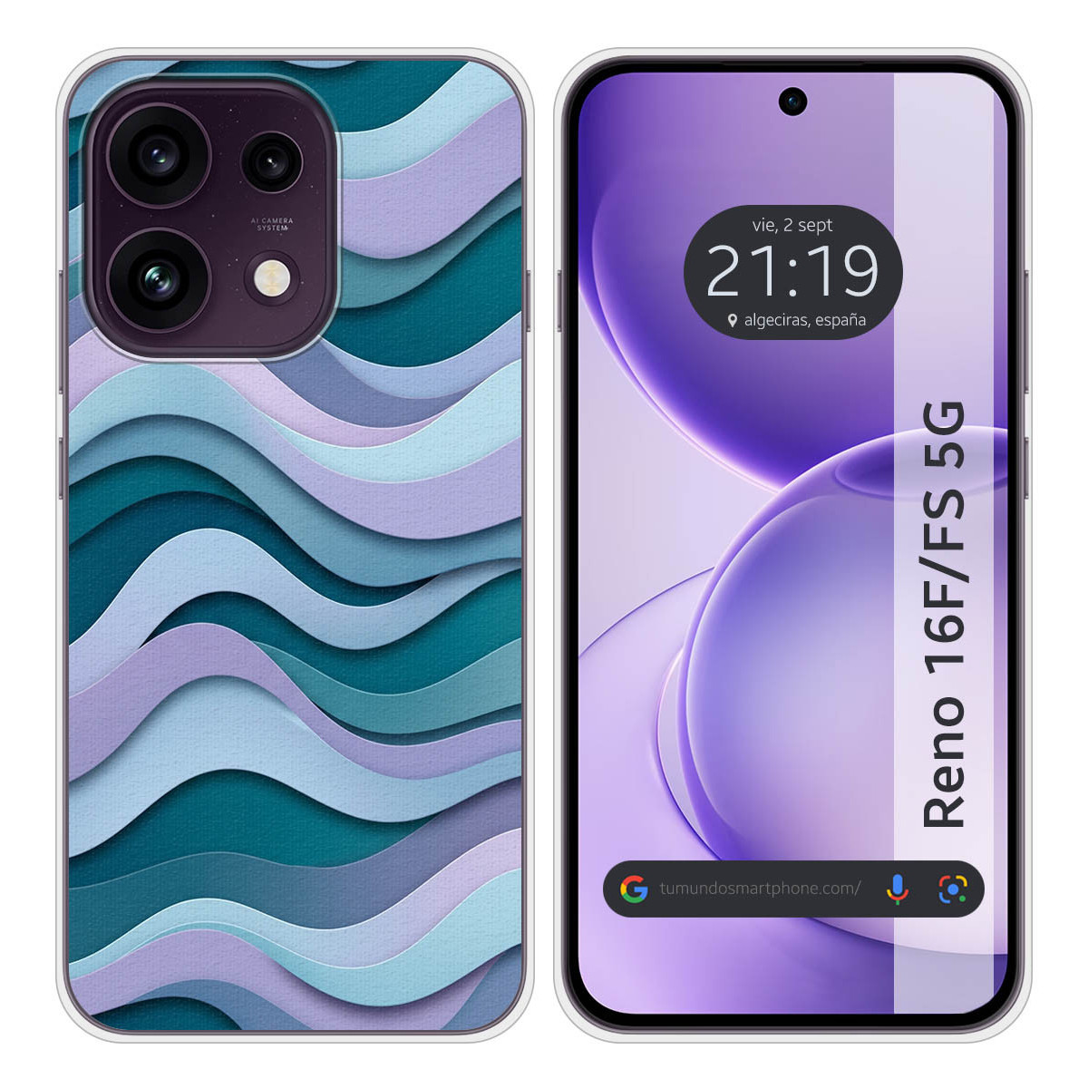 Funda Silicona para Oppo Reno 16 F / 16F 5G...