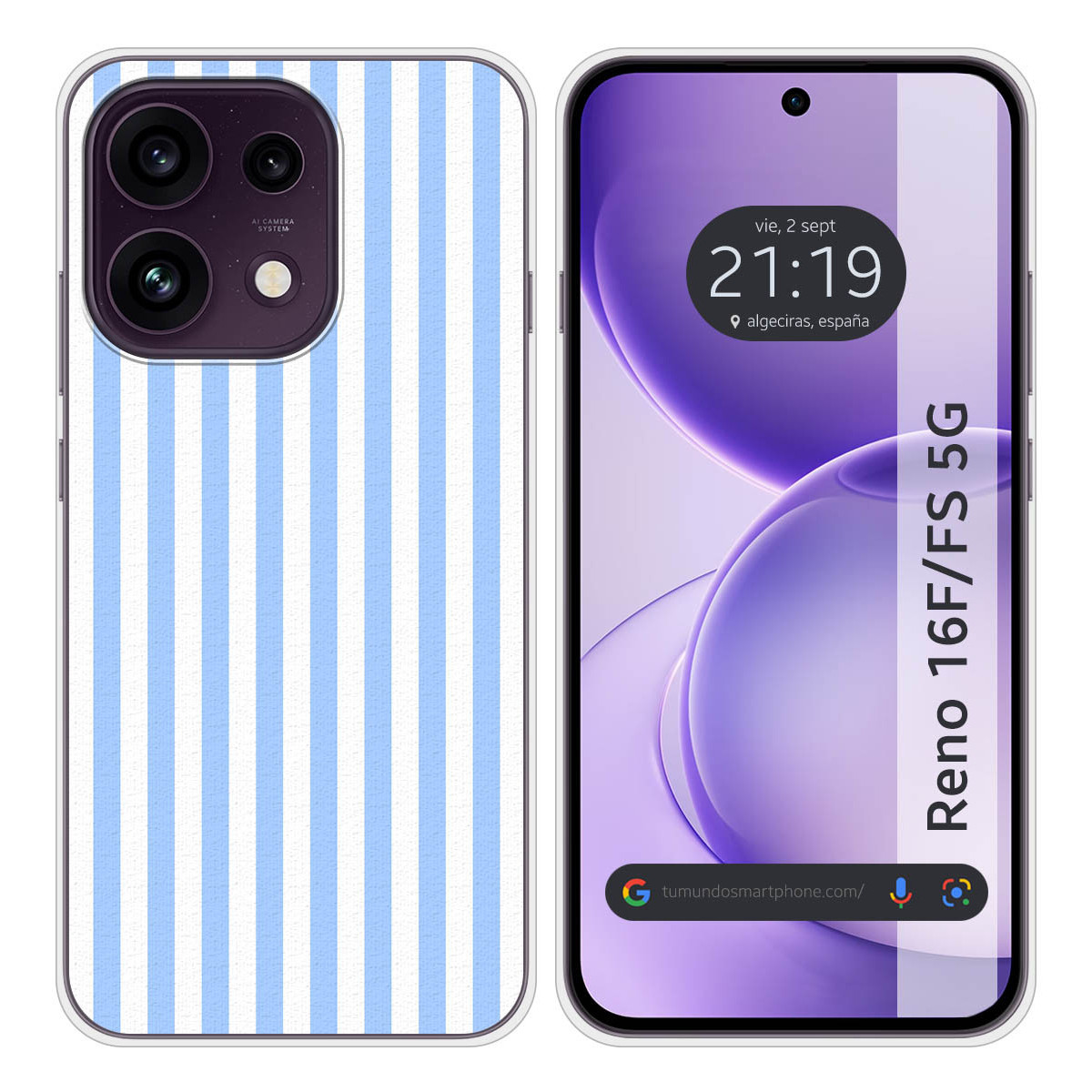 Funda Silicona para Oppo Reno 16 F / 16F 5G...