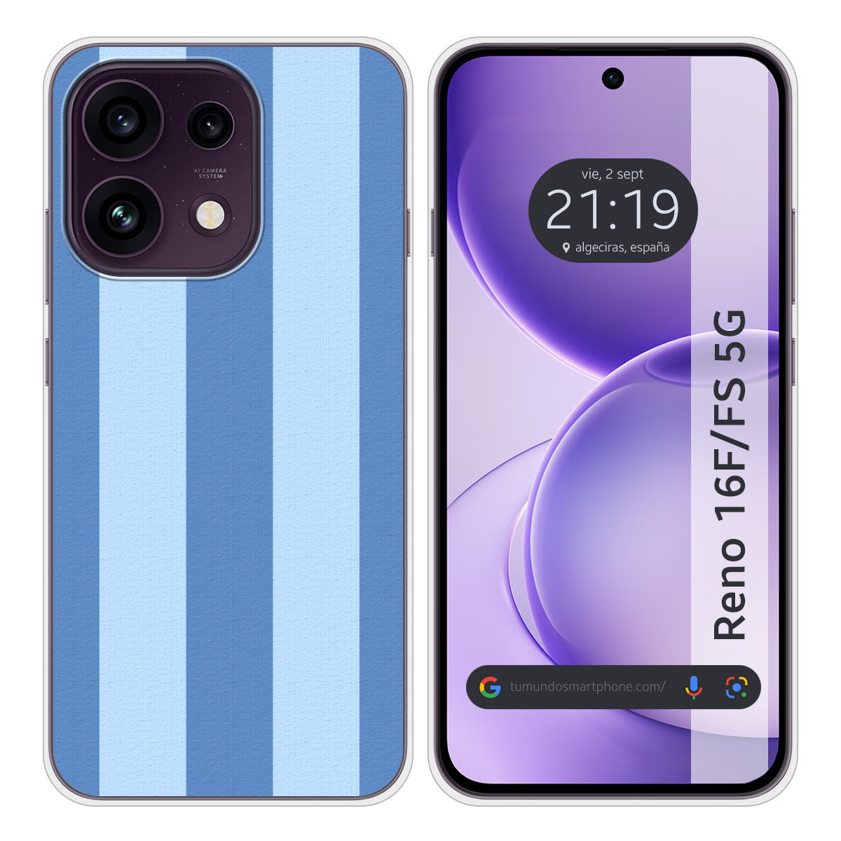 Funda Silicona para Oppo Reno 16 F / 16F 5G...
