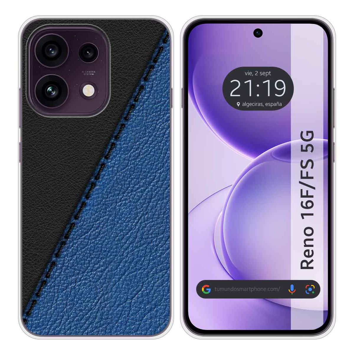 Funda Silicona para Oppo Reno 16 F / 16F 5G...