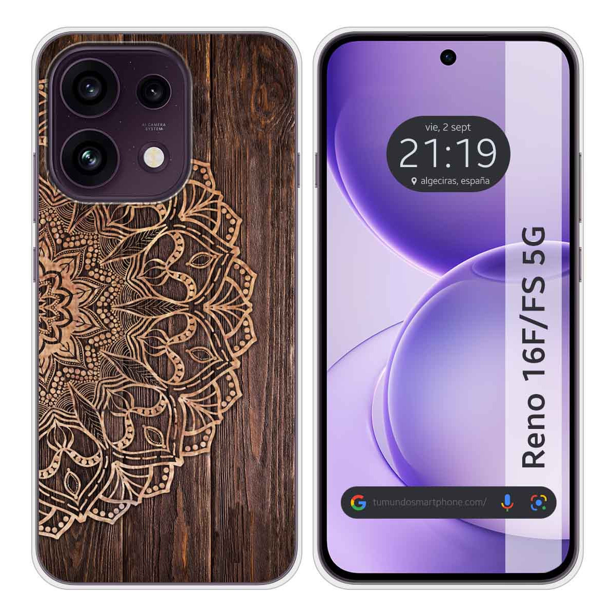Funda Silicona para Oppo Reno 16 F / 16F 5G...