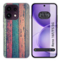 Funda Silicona para Oppo Reno 16 F / 16F 5G diseño Madera 10 Dibujos